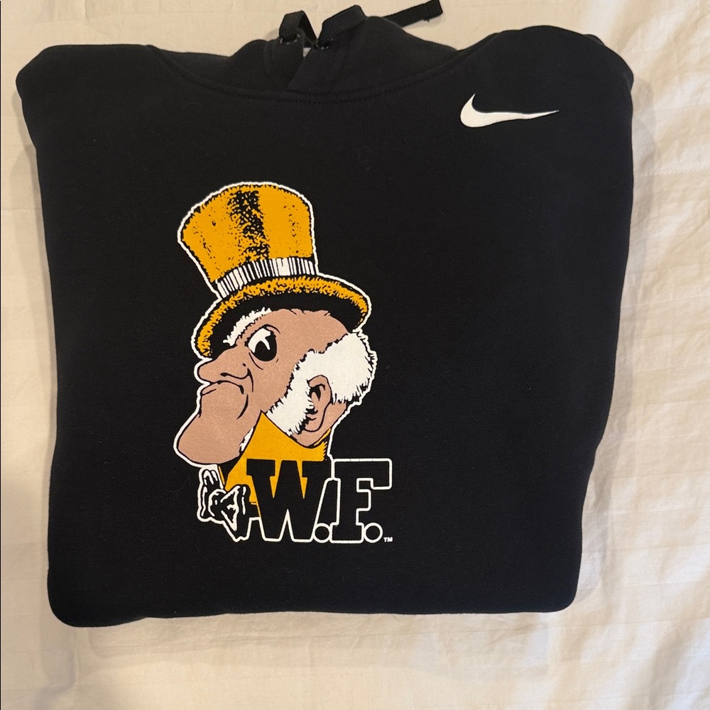Nike Black Hoodie with W.F. Logo